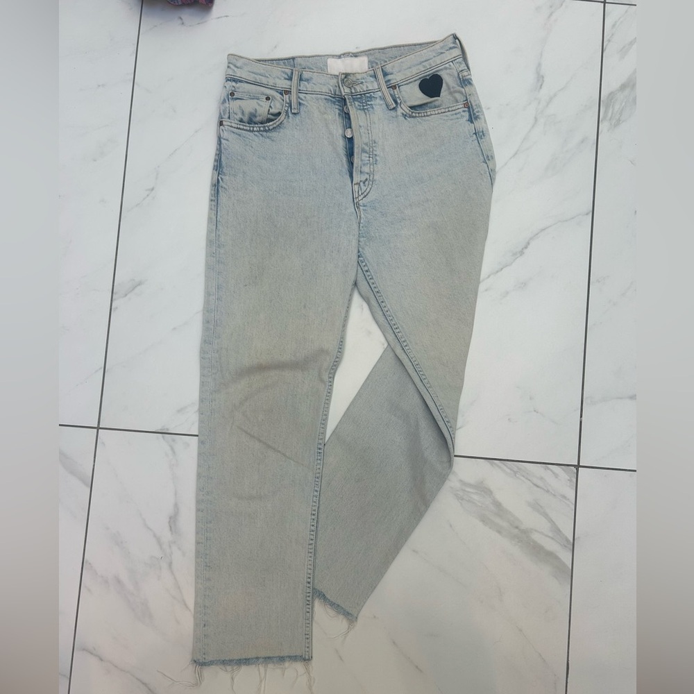 MOTHER SUPERIOR Tomcat Ankle Fray Jeans in Saved by the Bell - Picture 2 of 6